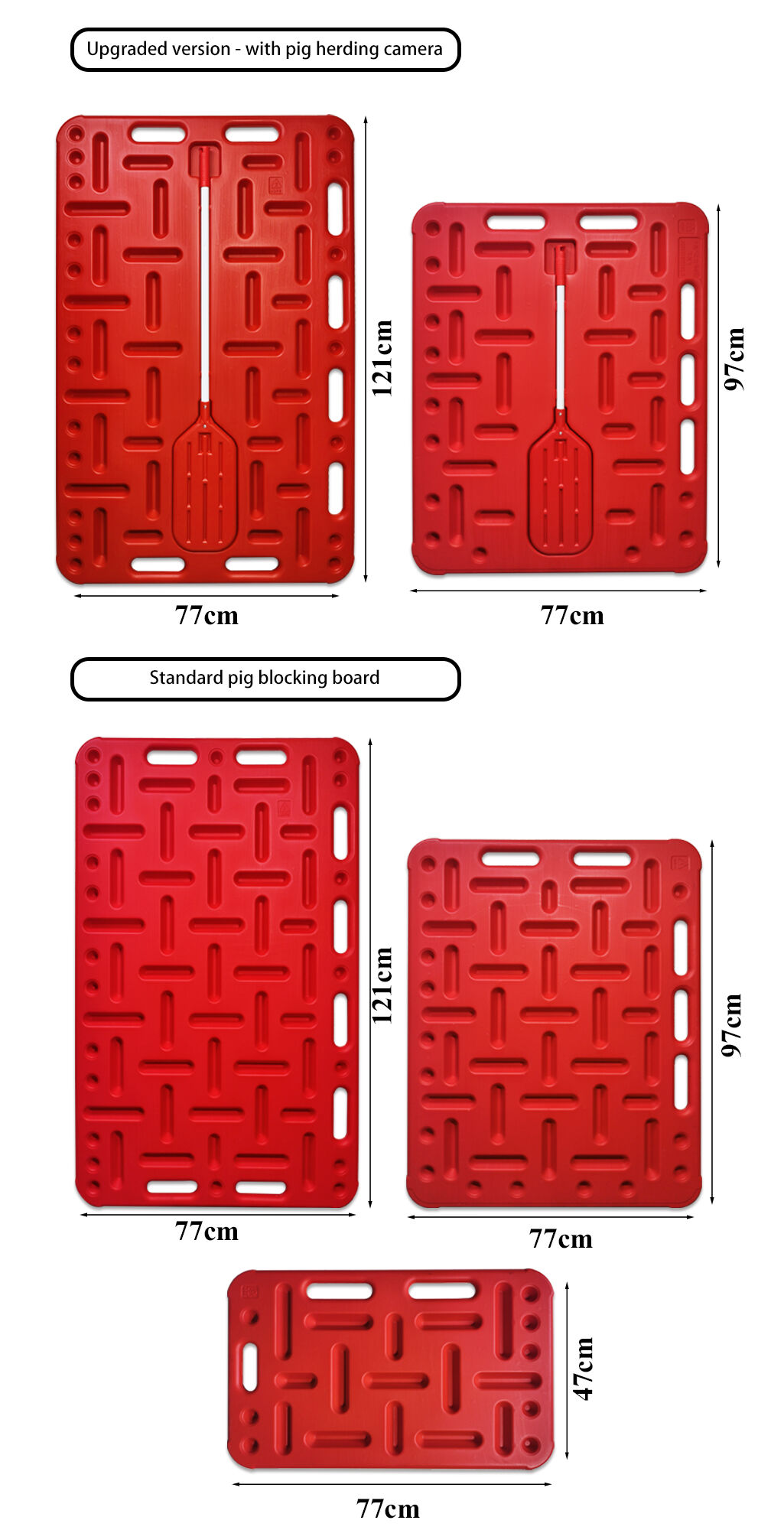 High Quality Swine Thicken Herding Board Pig Sorting Blocking Panel