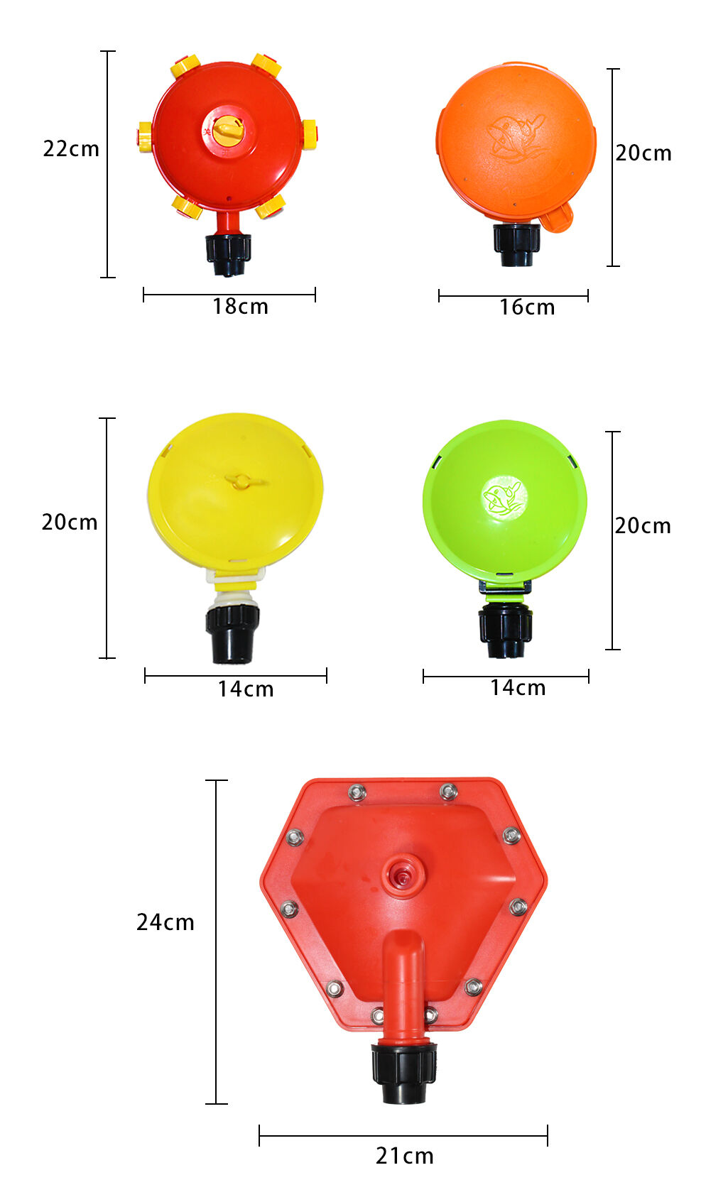 ABS/PP Material Durable Automatic Water Pressure Control Valve for Pig Drinking System