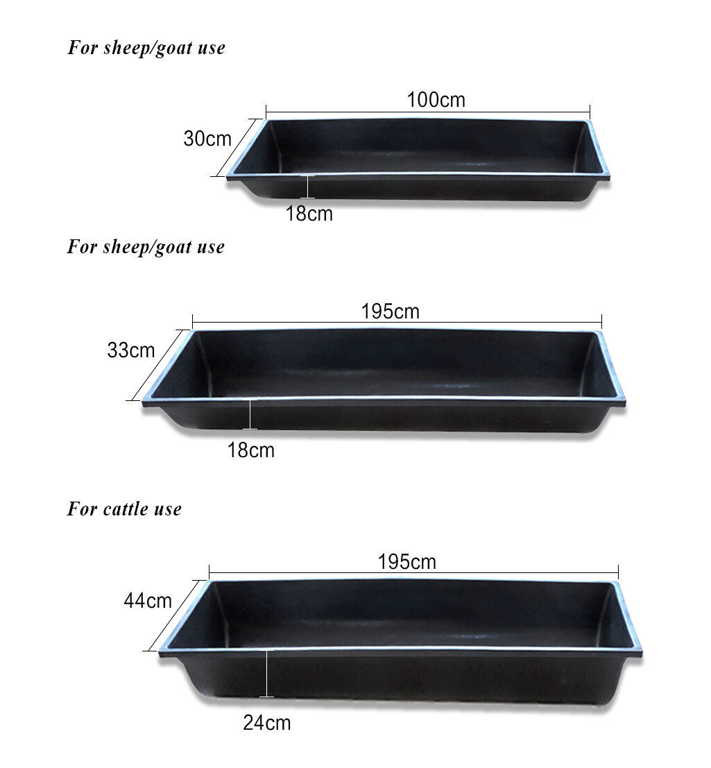 Plastic Sheep & Goat Long Feeding Trough