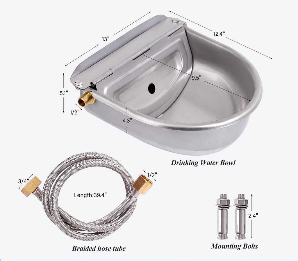 304 Stainless Steel Automatic Cow Drinker Bowl