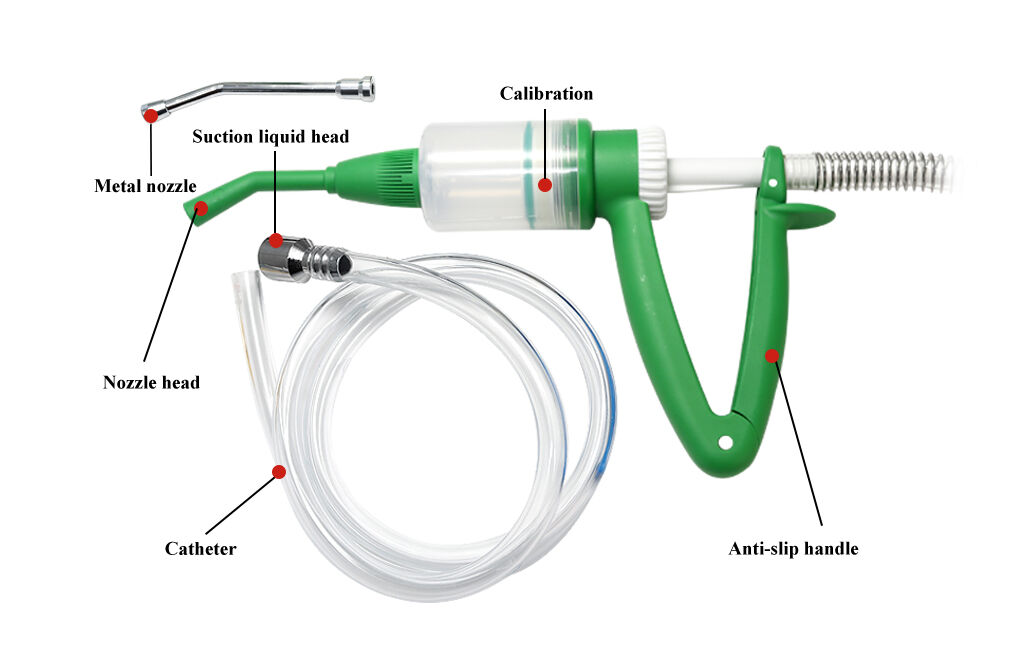 Adjustable 30ml & 60ml Veterinary Syringe Drencher 
