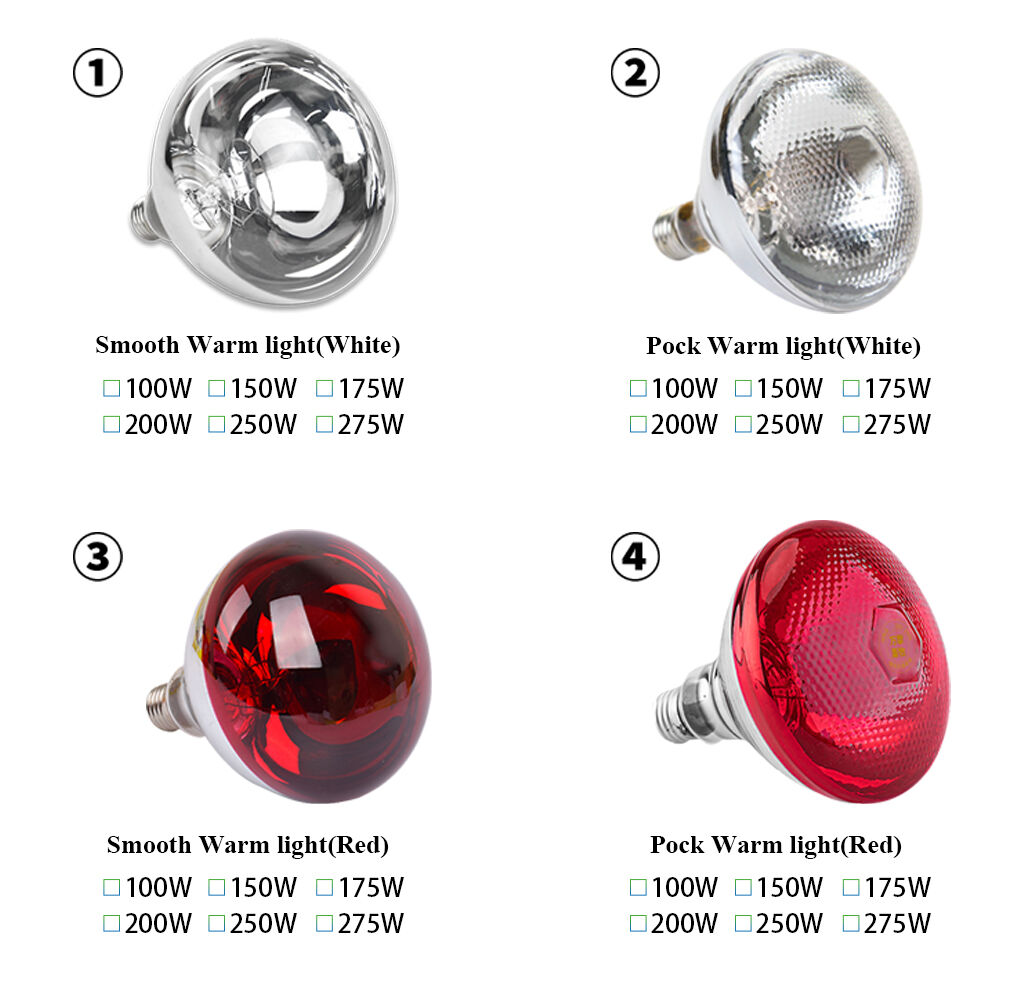 Infrared Bulb Poultry and Piglet Heat Lamp