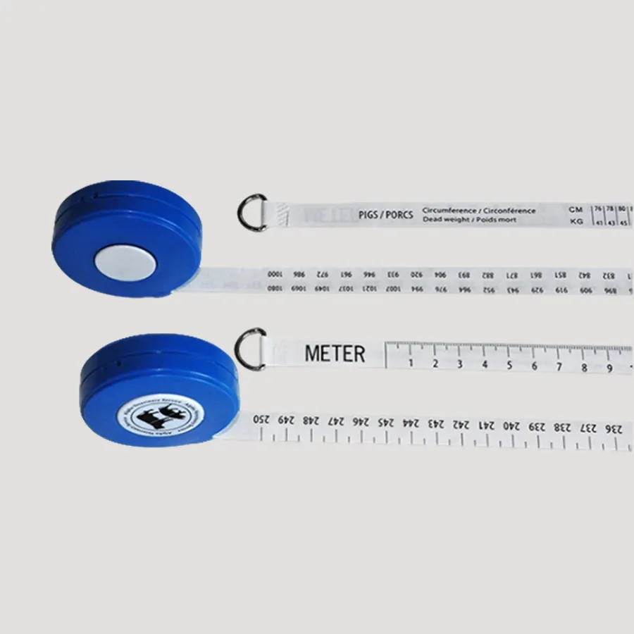 Customized animal weight measurement tape for pigs/cows