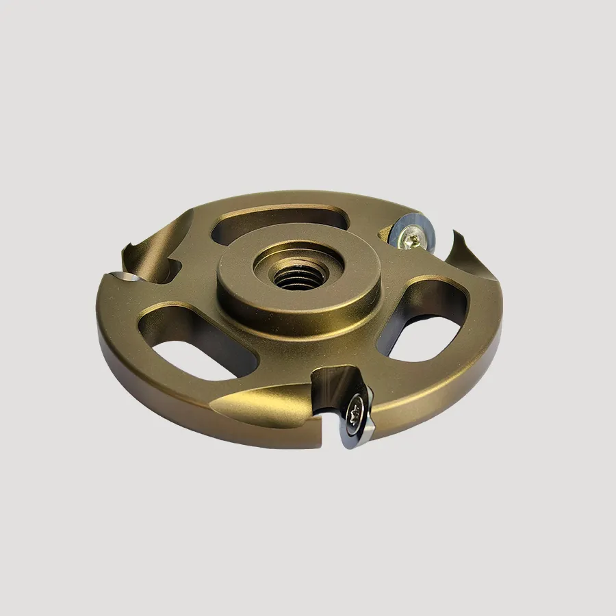 Multi blade lateral repairable hoof trimming disc