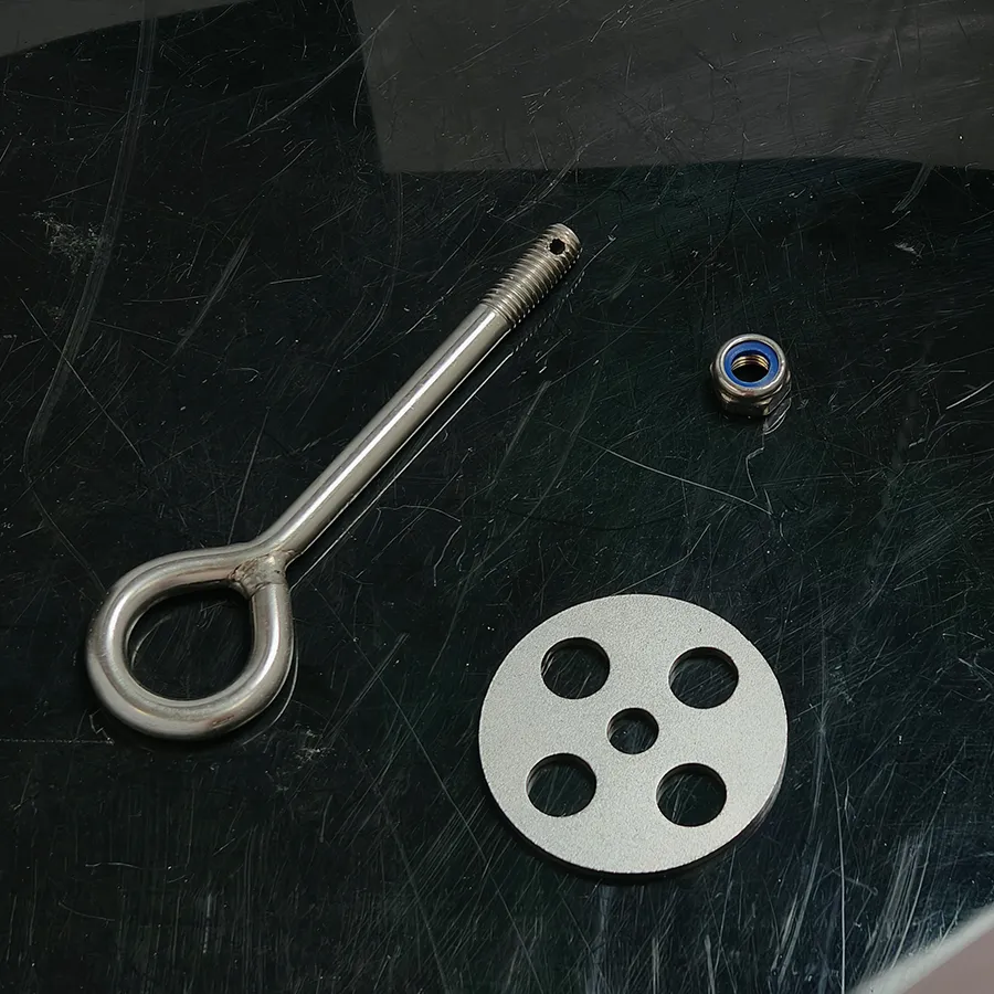 Cow nose pliers, cow fixator, stainless steel cow nose bolt, cow fixator with spiral ring