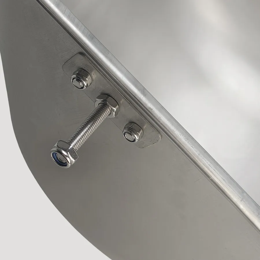 5kg large capacity stainless steel pig feed trough