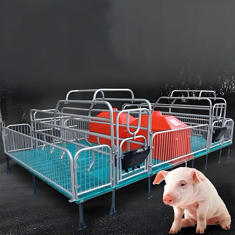 Traditional sow farrowing pen