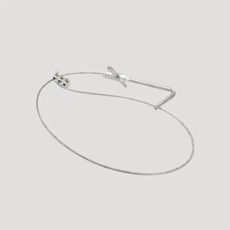 Durable stainless steel handle wire pig ring catcher