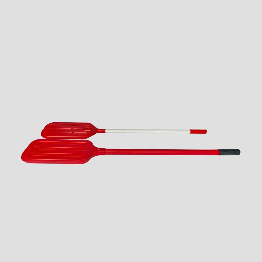 Plastic long handled classification shovel for pigs used in farm management