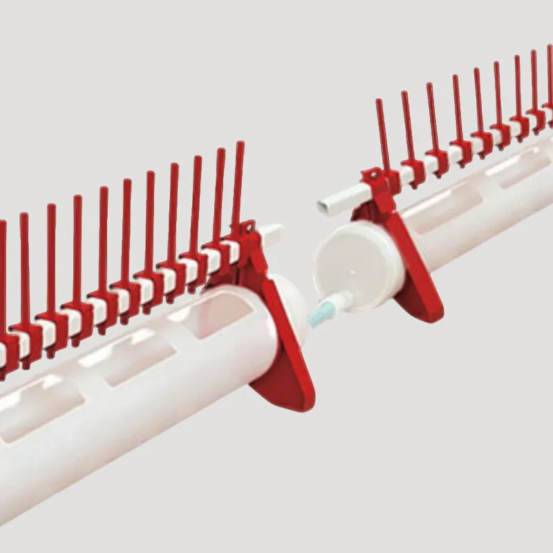 Automatic long chicken porous plastic water dispenser, anti dumping and anti pollution farm specific