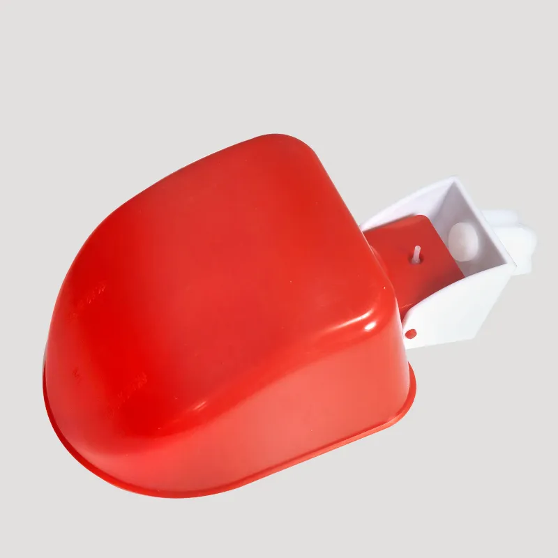 Automatic plastic poultry drinking bowl, chicken duck quail drinking water feeder