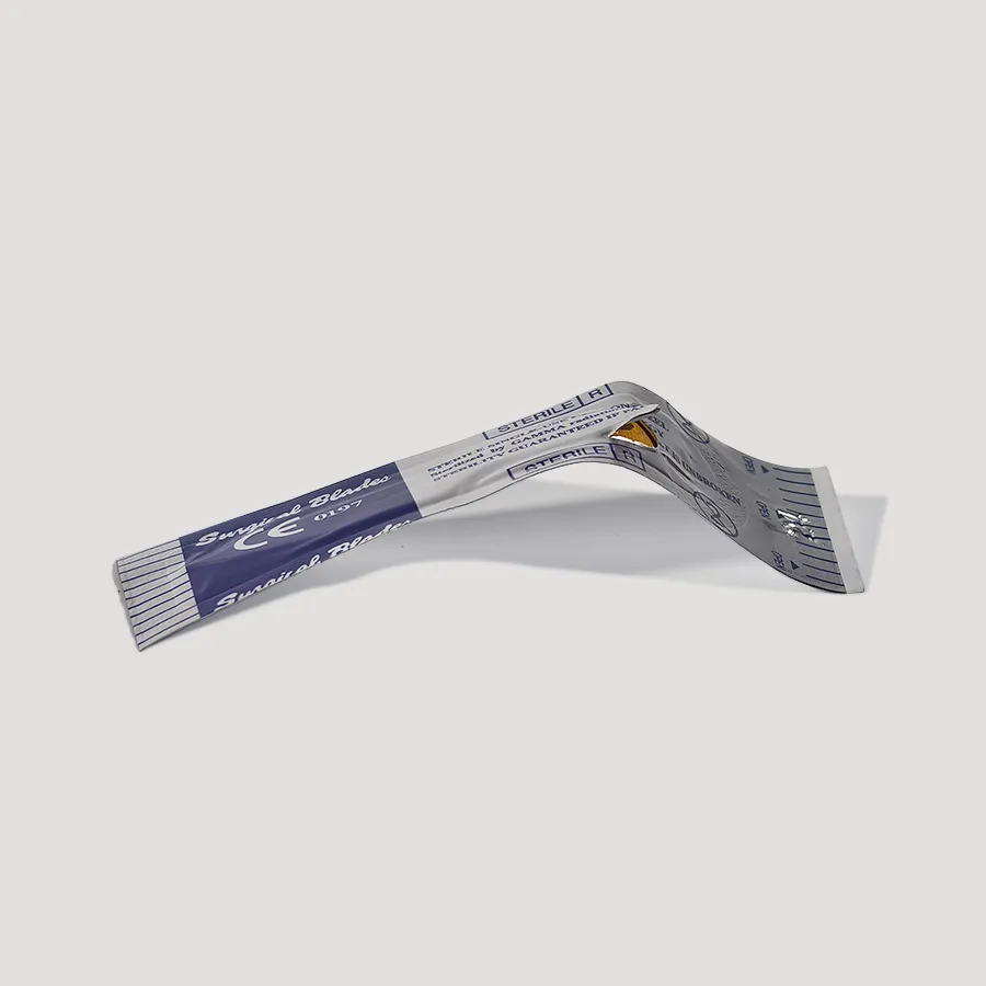 Aseptic disposable veterinary surgical instruments with stainless steel blades