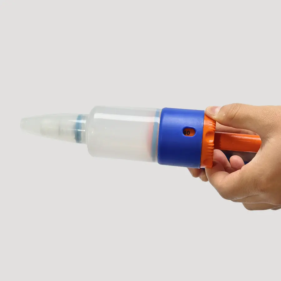 Chinese supplier's automatic 60ml veterinary continuous syringe for cattle, pigs, and sheep medication gun