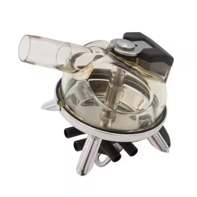 300cc Milk Claw Without Shut-off Valve Milk Outlet Dia 22mm Air Outlet Dia 10mm With Stainless Steel Claw Base