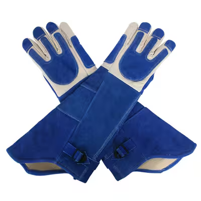 Animal Anti Bite Protective Gloves Length 55CM Extra Long Design